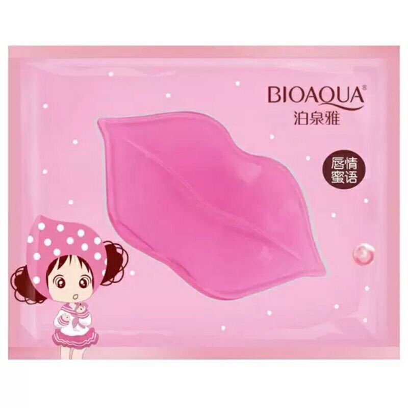 [HCM]COMBO 10 MIẾNG MẶT NẠ MÔI CẤP ẨM BIOAQUA