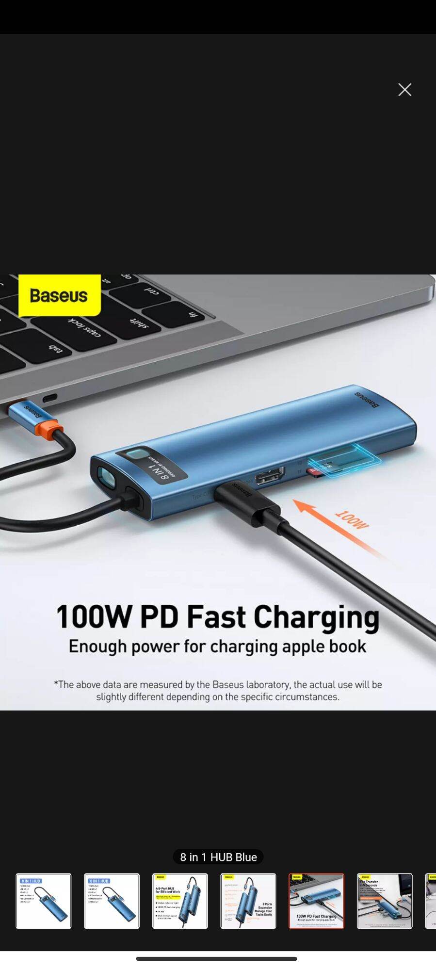 Hub Type-C Baseus 8 in 1