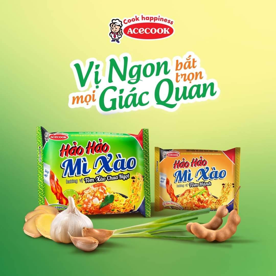 Combo 10 gói Mì Hảo Hảo xào Tôm Xào/ Tôm Hành