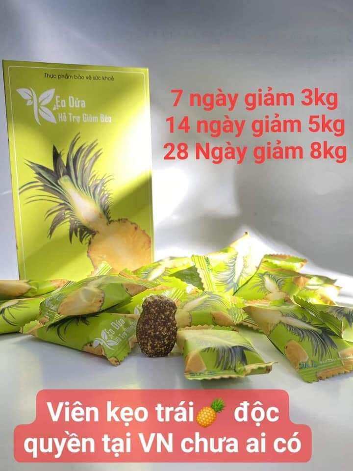 kẹo dứa giảm cân