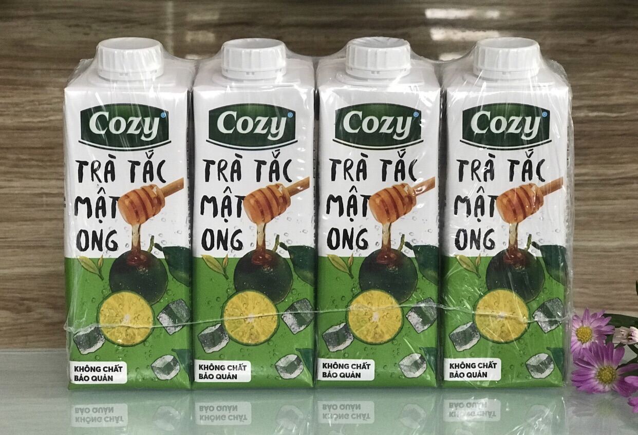 [HCM]1 Thùng Trà Cozy Tắc Mật Ong 24 hộp /hộp 225ml