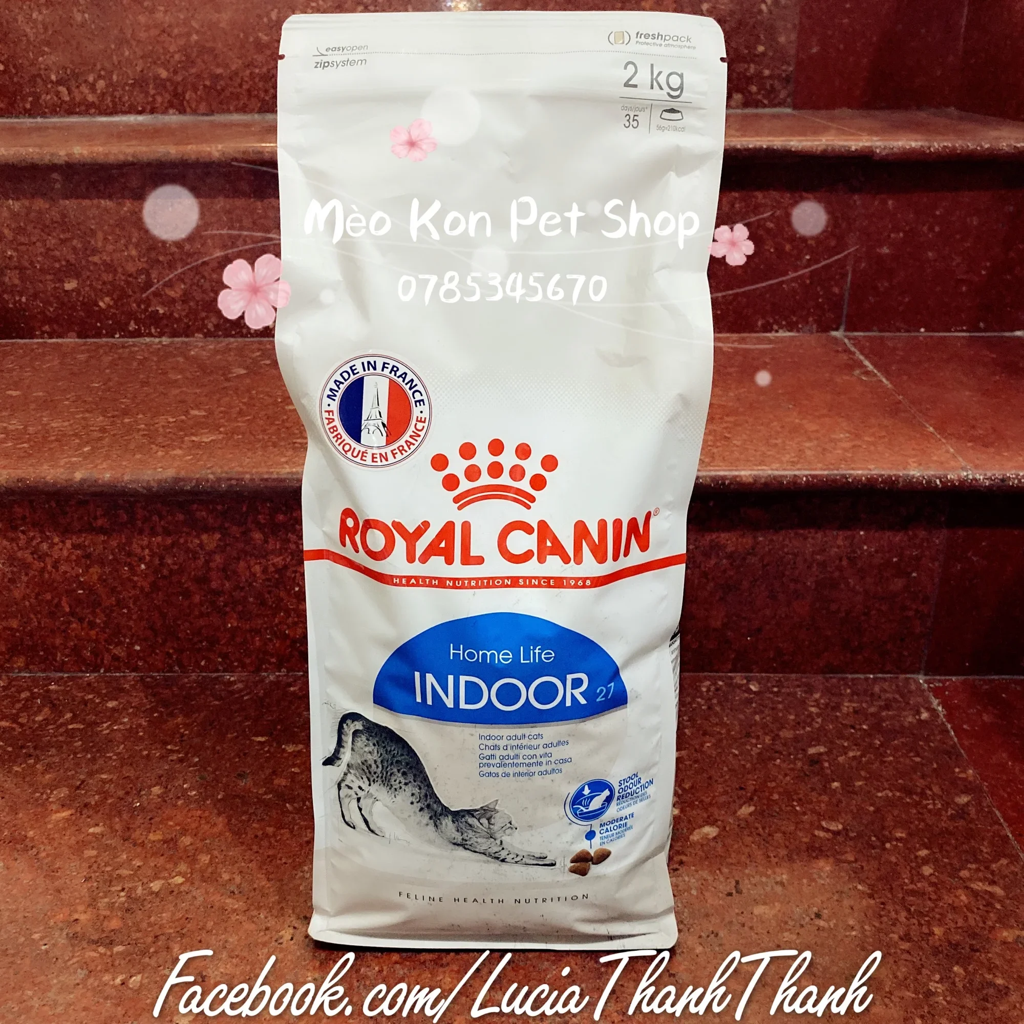 [HCM]Thức ăn hạt khô cho mèo Royal Canin Indoor 2 kg