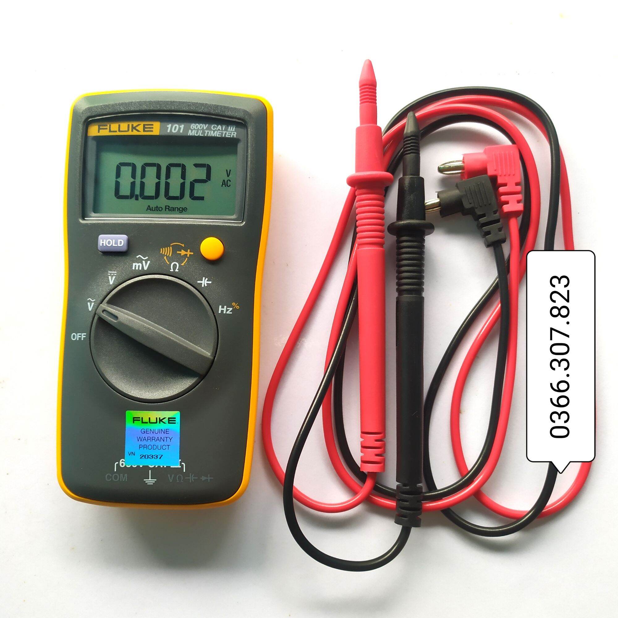 Fluke 101 đo tần số, đo tụ điện, đồng hồ bỏ túi