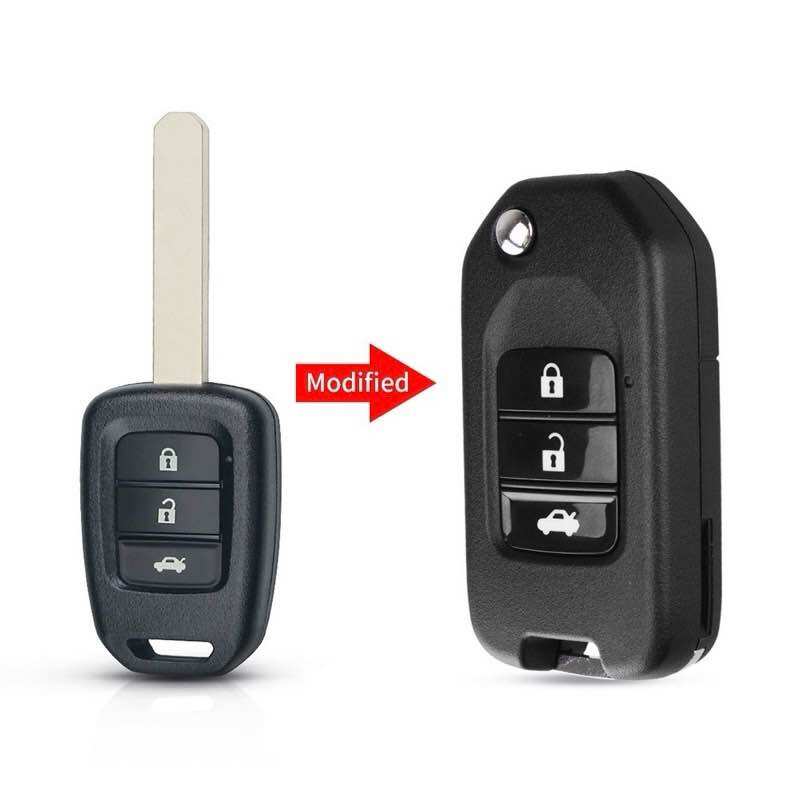 Vỏ độ gập theo chìa zin xe Honda City Civic
