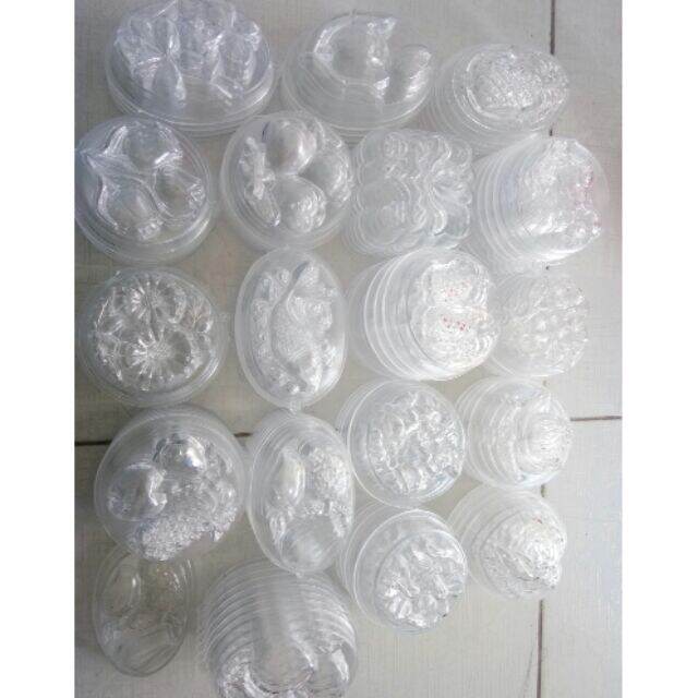 combo 10 khuôn rau câu mini nhựa