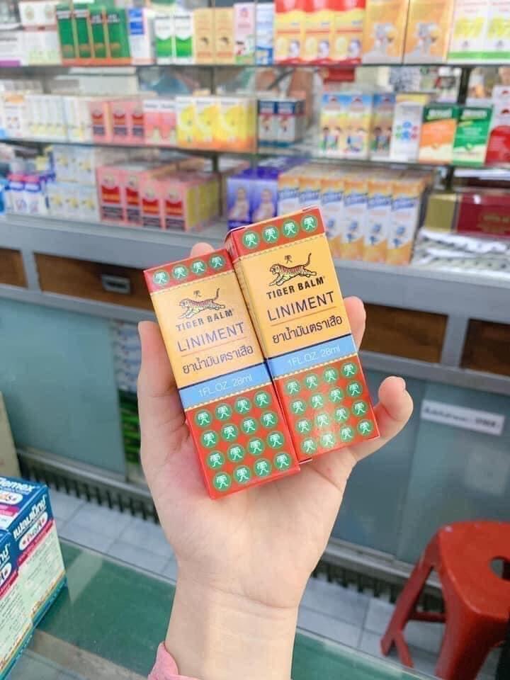 Dầu Nóng Tiger Balm Liniment (Dầu Nước Nóng Con Hổ Đỏ) thái lan 28ml