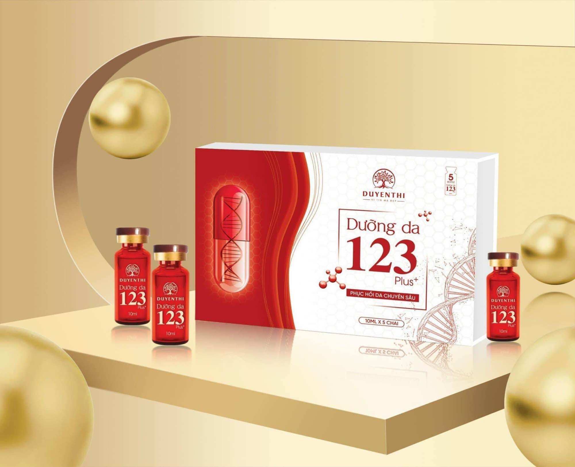 Dưỡng da 123 Bạch linh -bách y sâm (hộp 5 chai x10ml)
