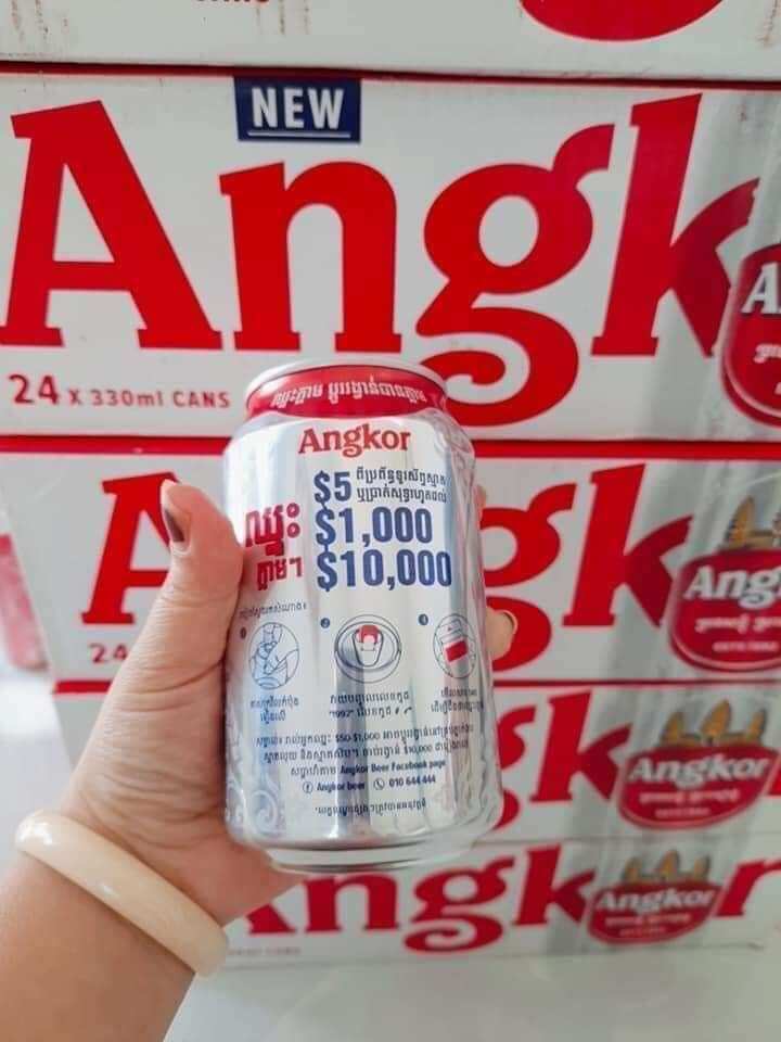 bia angko. thùng 24lon.330ml.