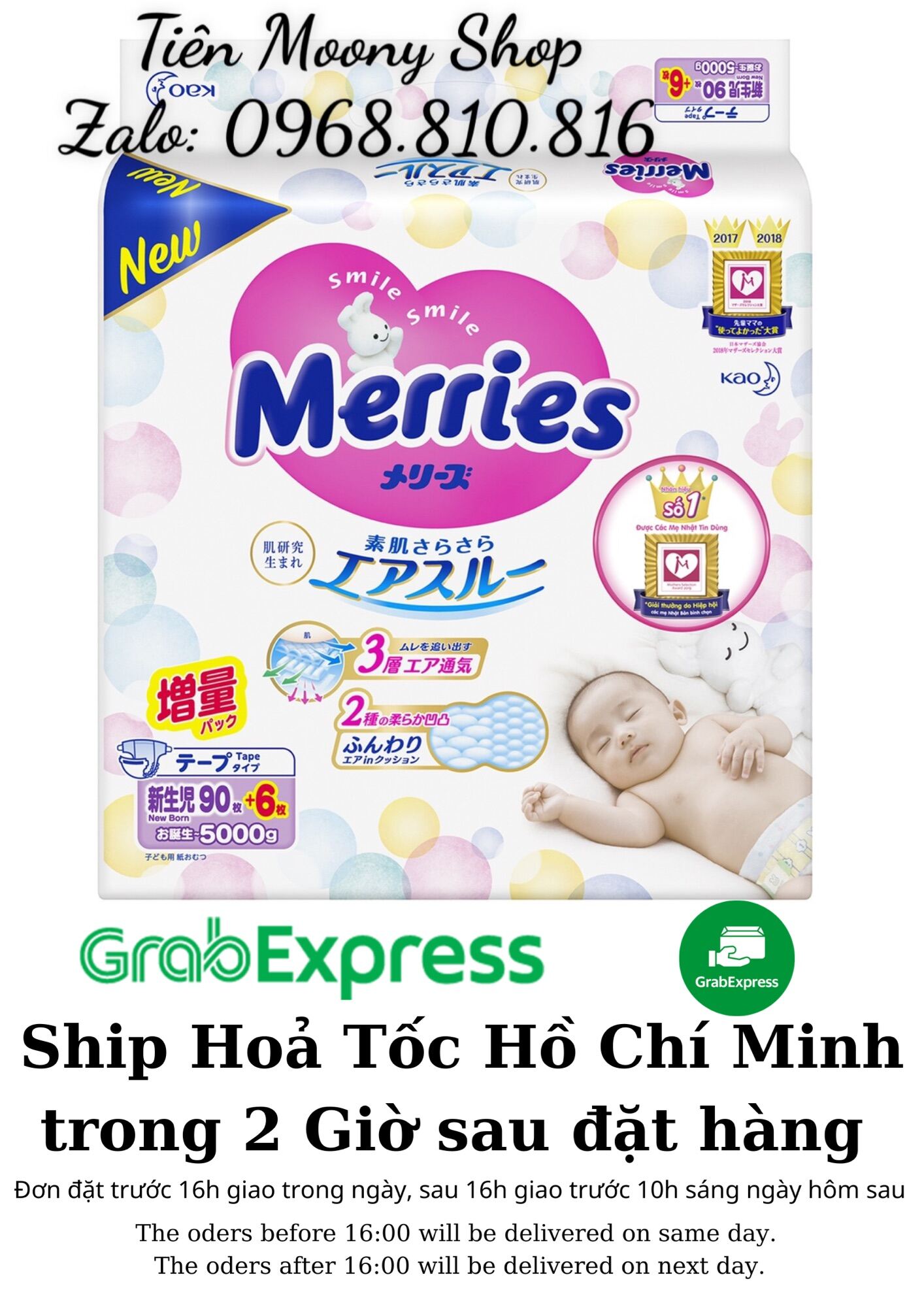 [Size bịch Cộng Miếng - Jumbo]Tã Bỉm Dán Quần Merries Nội Địa Nhật - Cộng miếng NB96/S88/M68/L50/XL44/XXL28, Jumbo M76/M74/L56 [Ship Grab 2Giờ HCM]