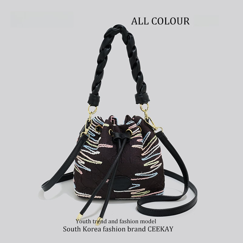 Ceekay Authentic Bucket Bag Thời Trang Microfiber Da Tổng Hợp Đeo Chéo Cho Các Kịch Bản Thường Ngày