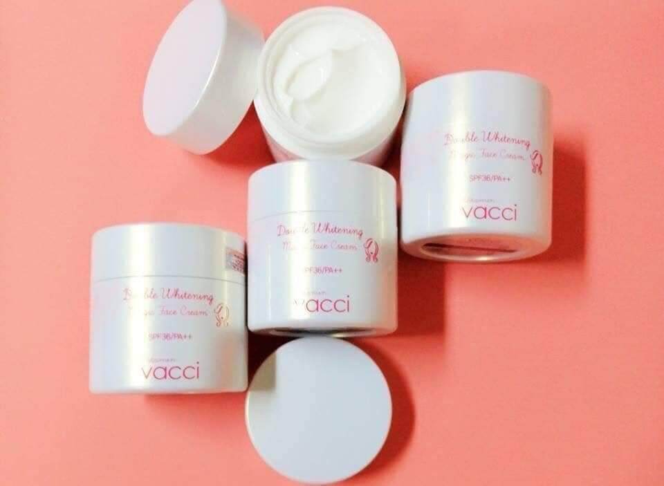 Kem dưỡng trang điểm trắng da mặt Vacci Face Cream 50gr