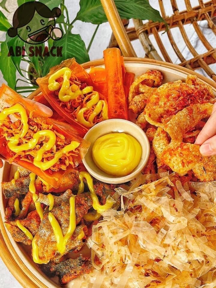 Bánh tráng bơ gà Abi