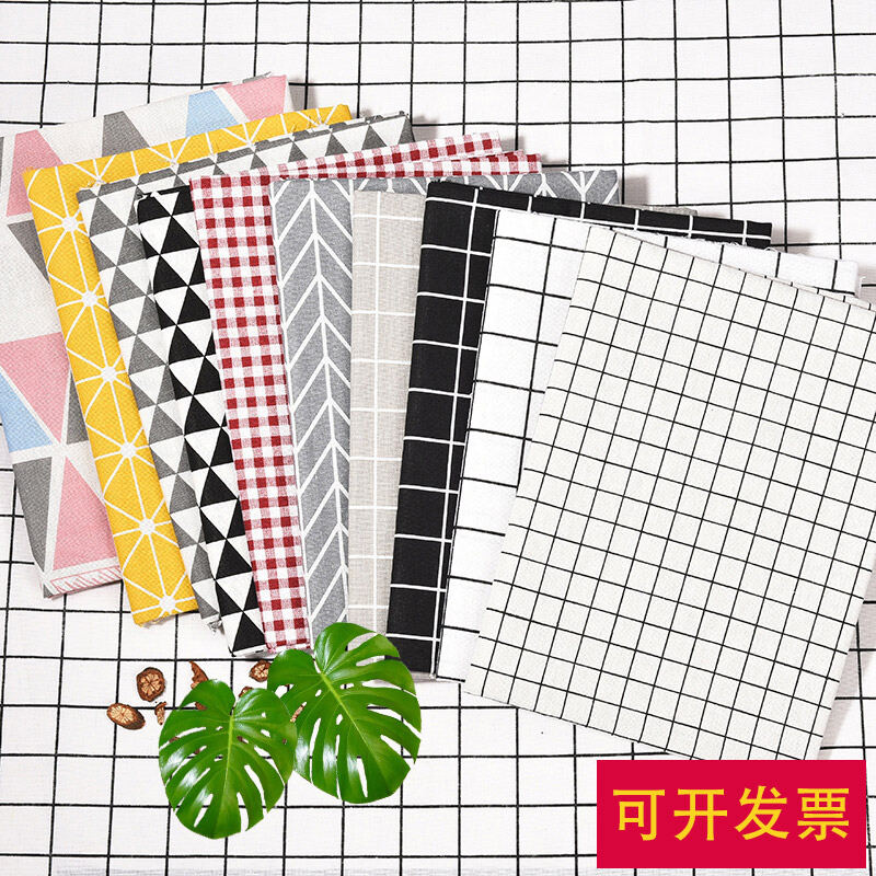  Cotton Vải Bông Vải Lanh Khăn Trải Bàn Bàn Ăn Hình Chữ Nhật Sinh Viên Đơn Giản Bàn Trà Phong Cách Bắc Âu Diy Họa Tiết Hình Học Hiện Đại Tối Giản 