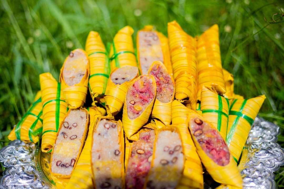 Bánh lá dừa Bến Tre nhân đậu, nhân chuối ( 10 cái)
