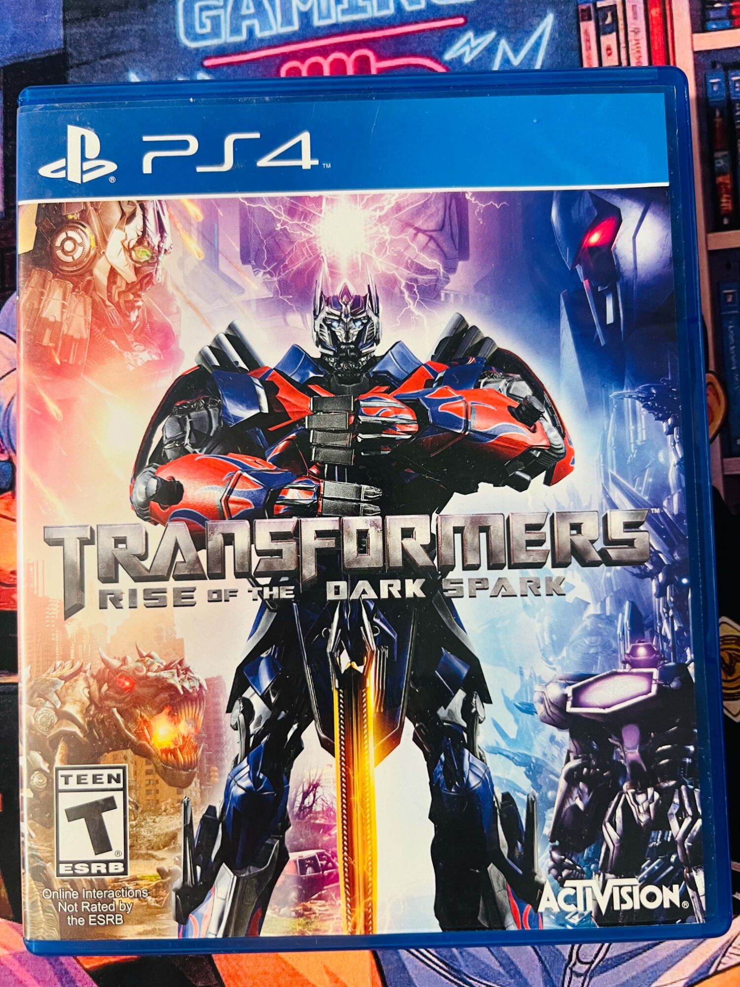 Đĩa Game PS4/PS5 : Transformers Rise of the Dark Spark