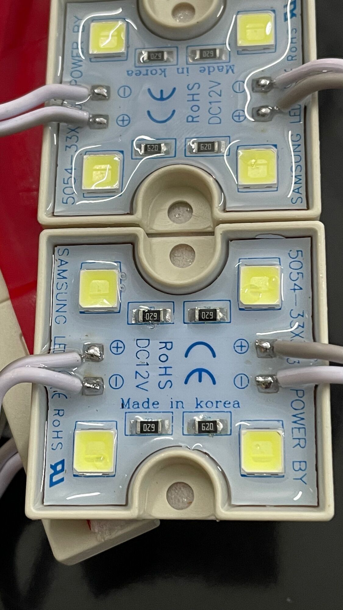 Led Hắt Module 4 Bóng 5054 SamSung - Dây 20 Module