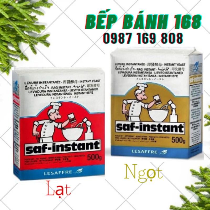 Men khô đầu bếp lạt 500g / men nở đầu bếp saf-instant