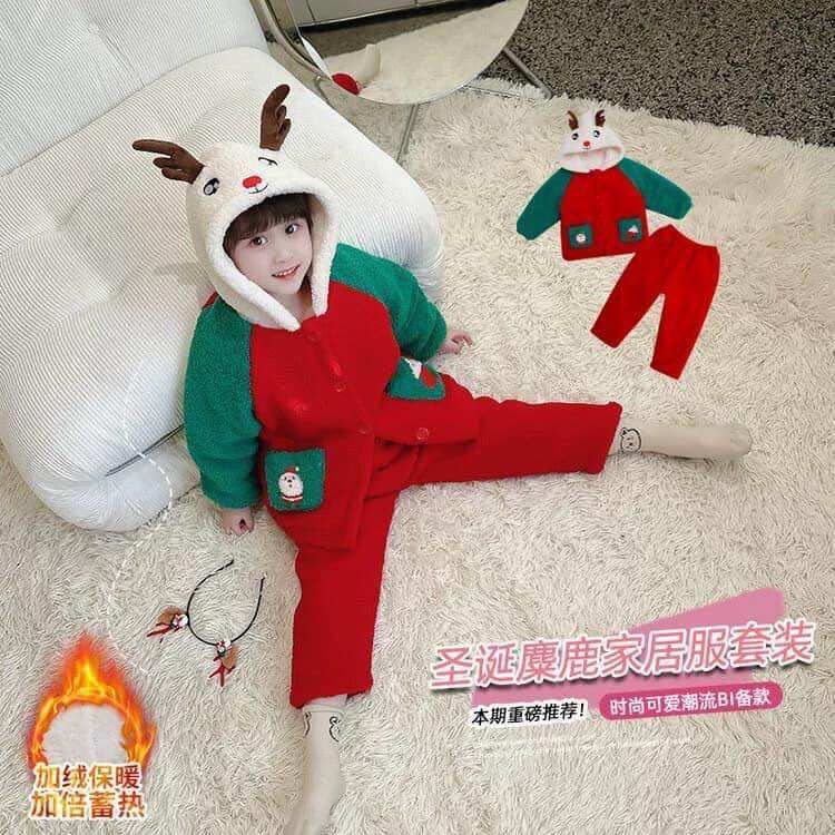 Bộ quần áo xinh cho bé đón noel 2023 8-25kg