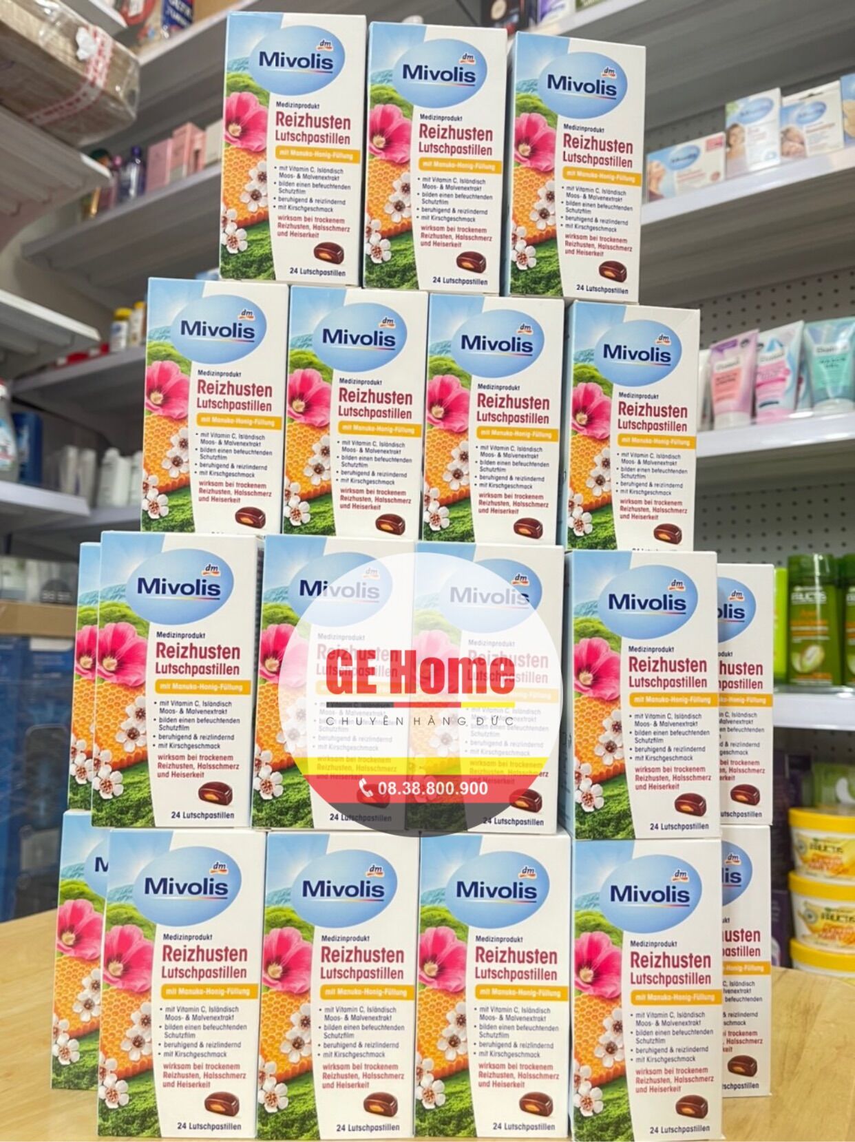 NGẬM MẬT ONG MANUKA HẾT HO