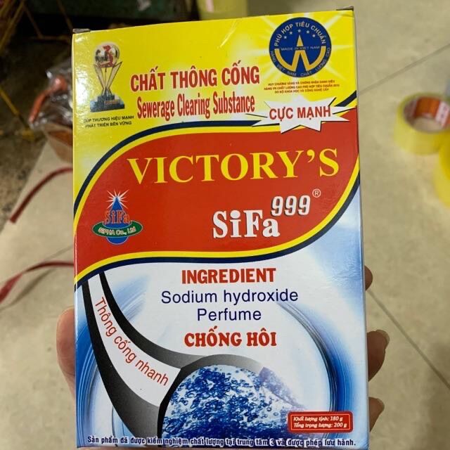 Bột Chất thông cống thông cầu SIFA wc chống hôi nghẹt siêu tốc