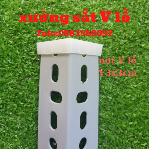 Cây 15,5cm-Sắt V LỖ V3x3cm