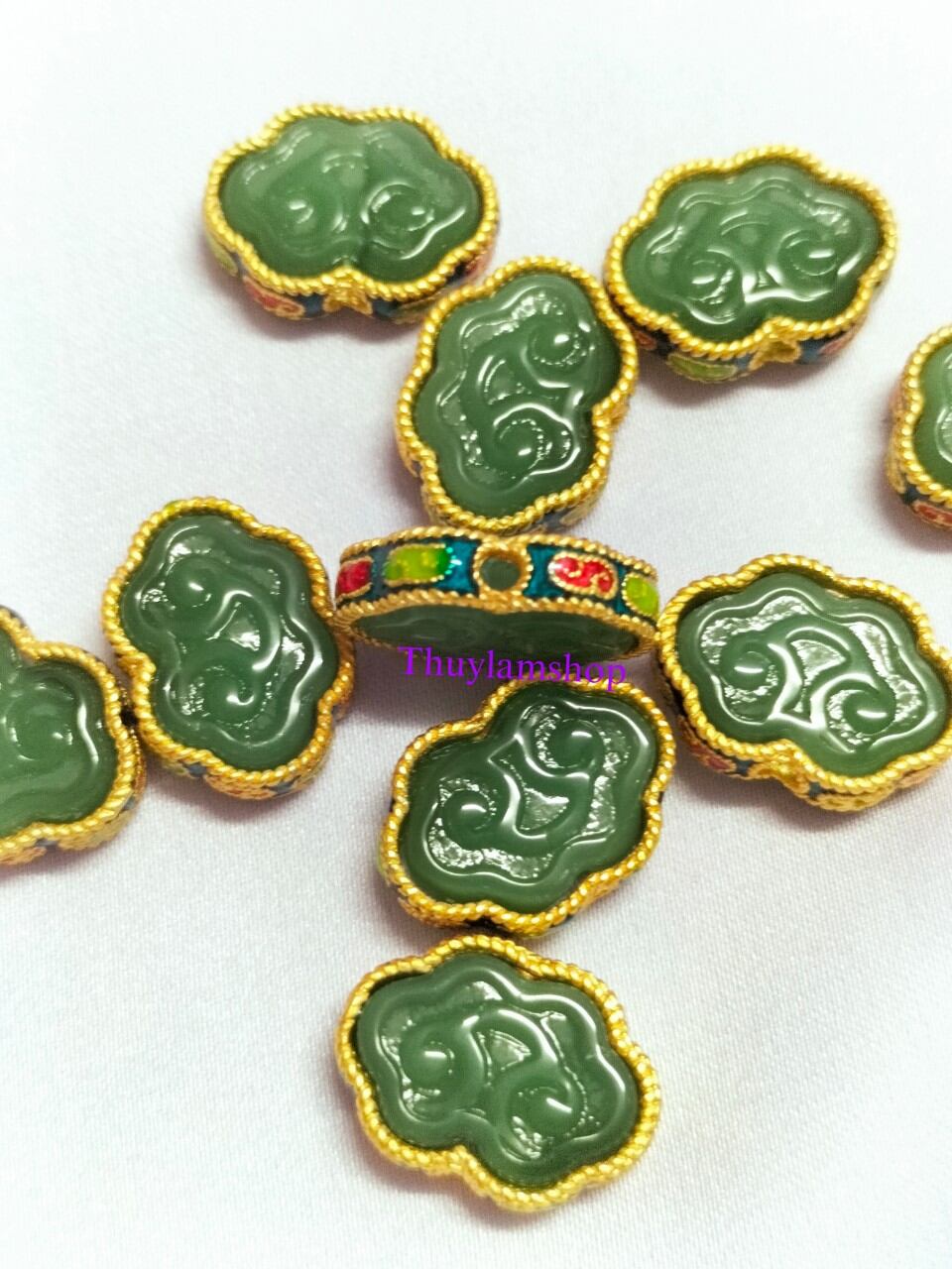 Charm trường thọ nepal may mắn bình an phúc lộc mic chuỗi hạt trầm ý nghĩa