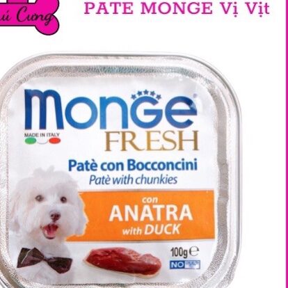 PATE Ý CHO CHÓ MONGE 100G