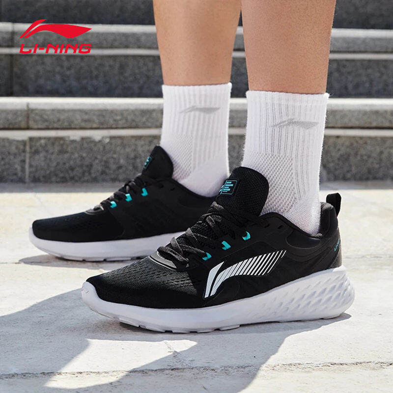 Giày Thể Thao Nam Lining Eazgo Giày Chạy Bộ Cổ Thấp Thoáng Khí Giảm Chấn Nhẹ Mẫu Mới Mùa Xuân 2023