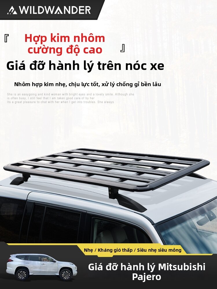 MUYECHAOGE | Specialized for Pajero SUV Roof Luggage Rack Giá 9,899,000 Đồng*Miễn phí vận chuyển