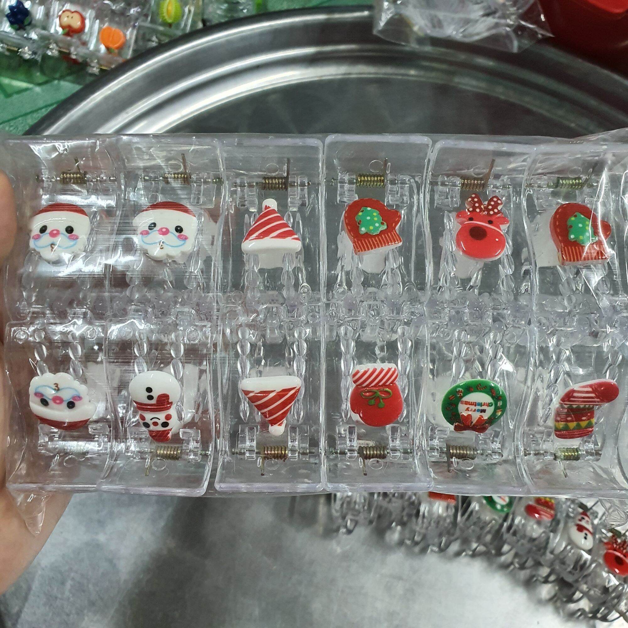 Kẹp tóc càng cua giáng sinh/noel
