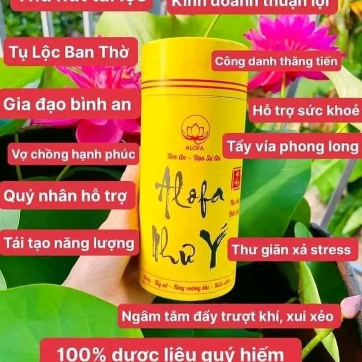 1 hộp bột phong thủy alofa (loại mới)