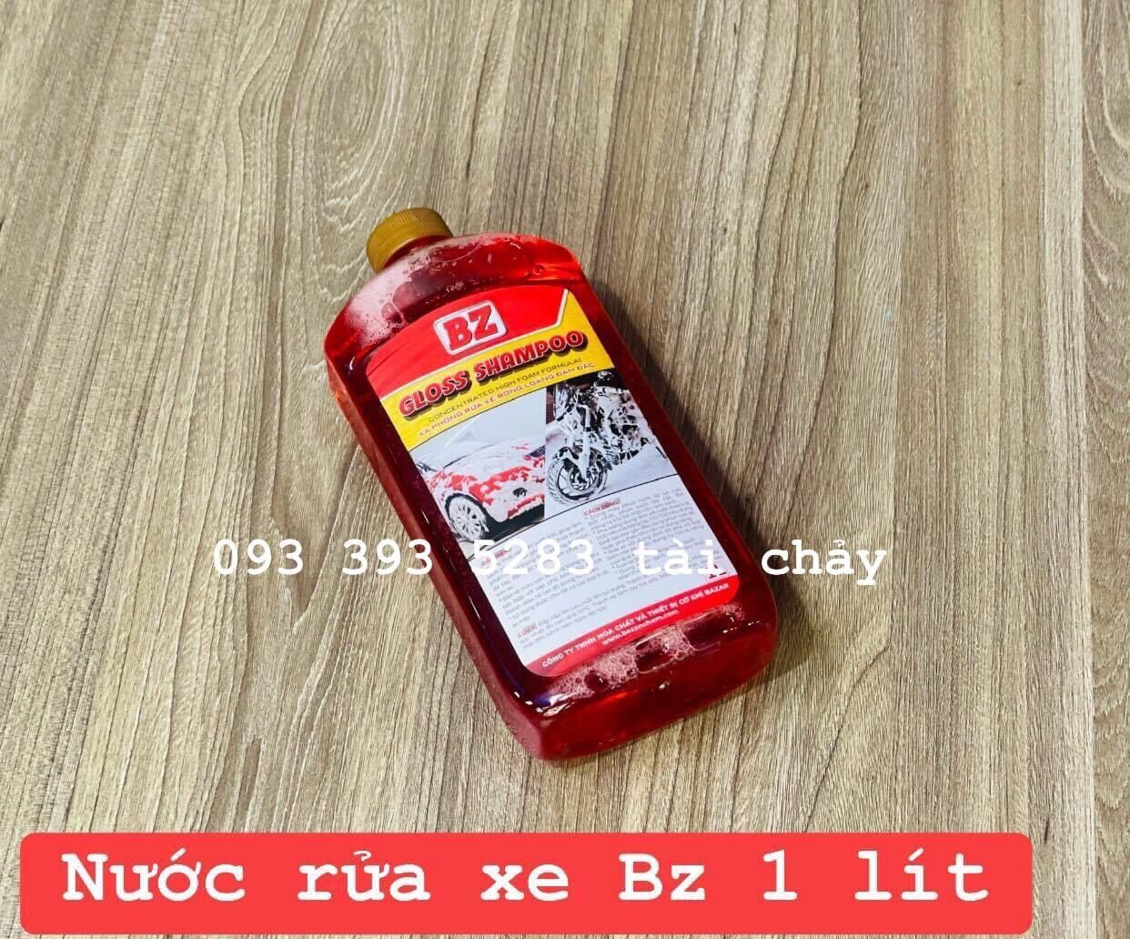 Combo 3 món rửa xe ( bình xịt tuyết + nước rửa xe bz + cọ 5 món )