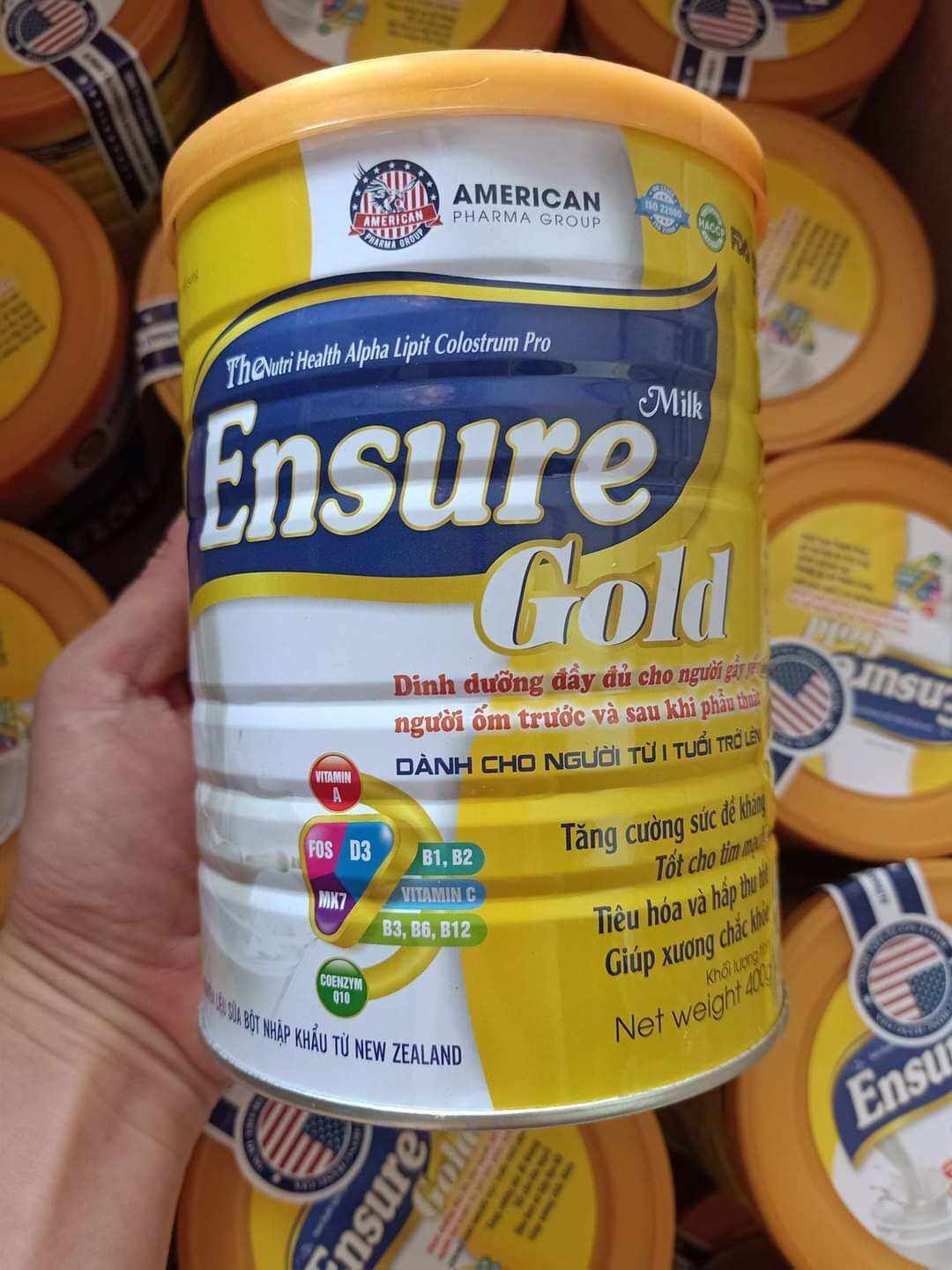 ENSURE GOLD SỮA BỔ SUNG DINH DƯỠNG ,NĂNG LƯỢNG CAO- 900G/DATE TH6-2025