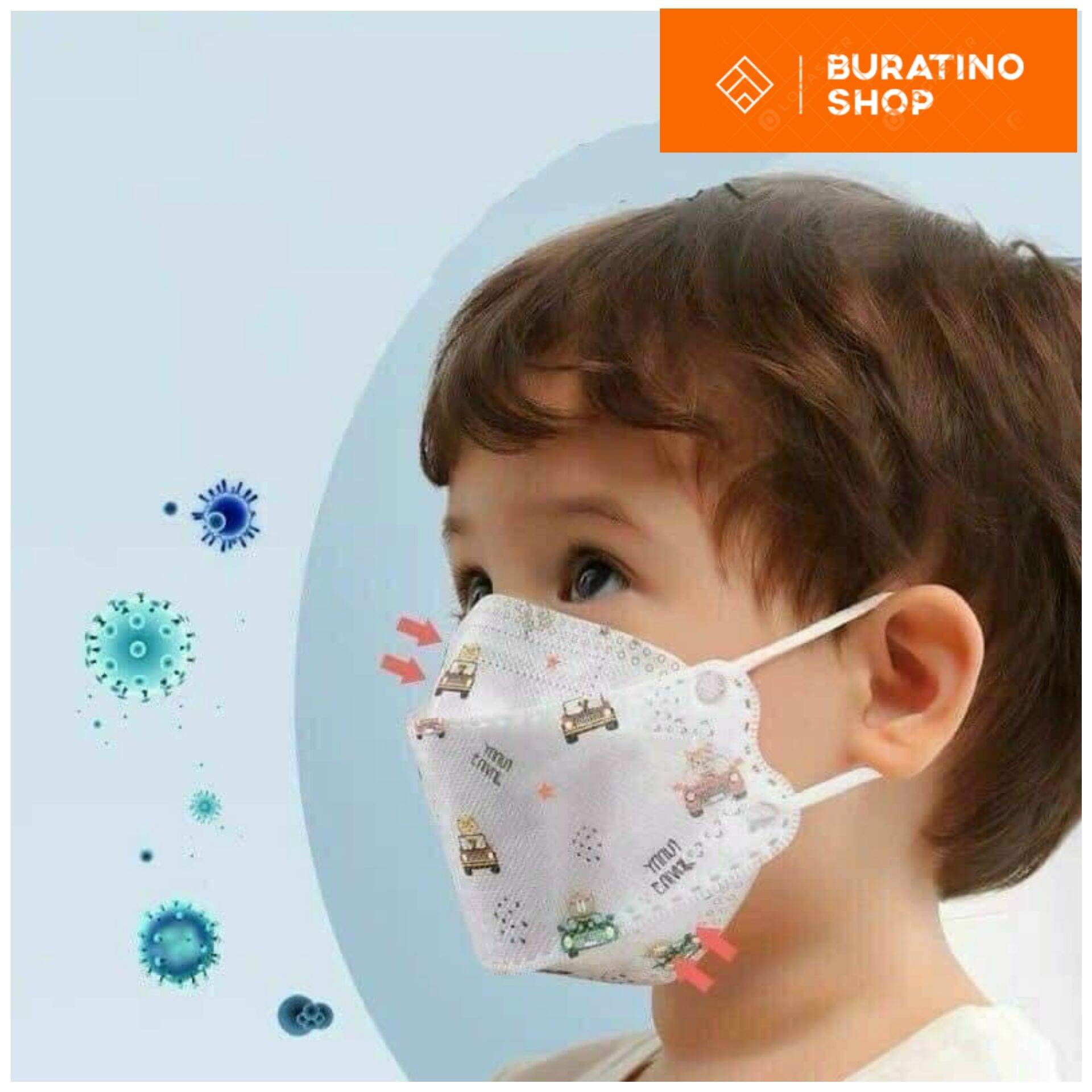 [HCM] Khẩu trang KF94 cho bé từ 1 - 8 tuổi (Túi 10 cái)