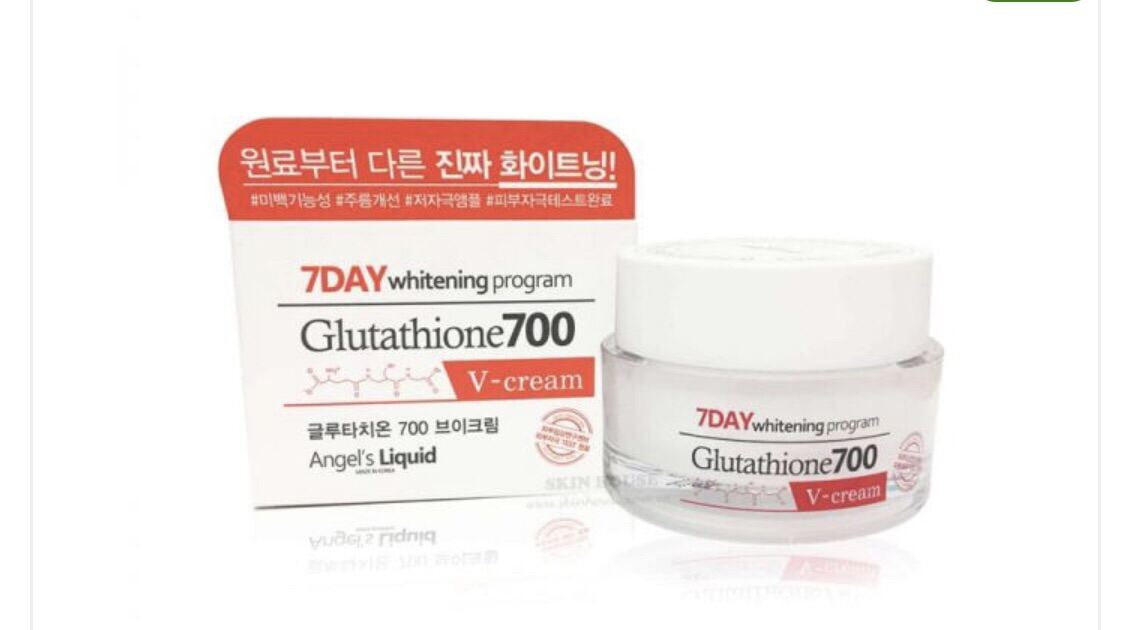 kem trắng da Hàn quốc Angels liqui 7 Day whitening Program Glutathione 700 v - Cream 50ml