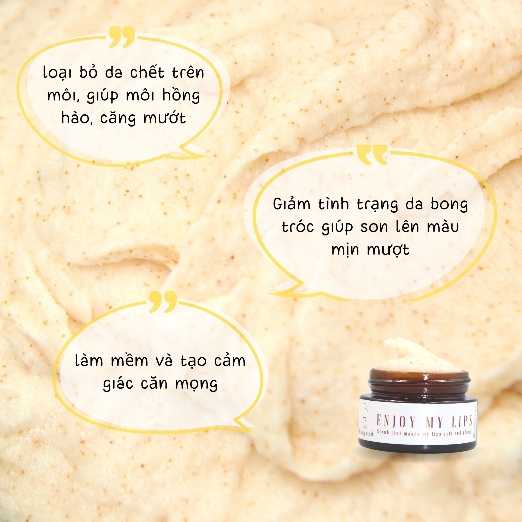 Tẩy Da Chết Môi ENJOY MY LIPS handmade
