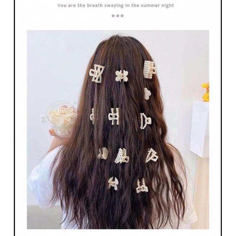 1 Chiếc Kẹp Tóc Giả Ngọc Trai