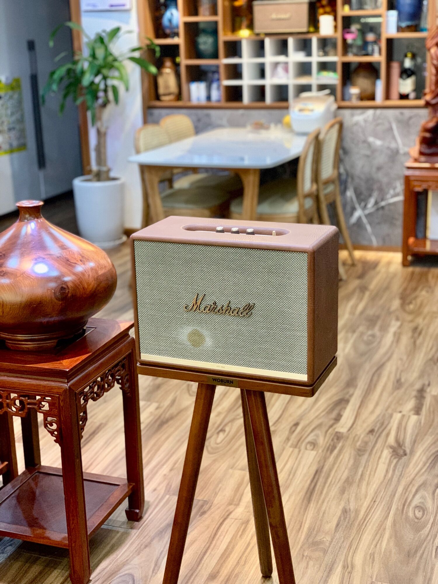 CHÂN ĐẾ LOA MARSHALL WOBURN, STANMORE gỗ