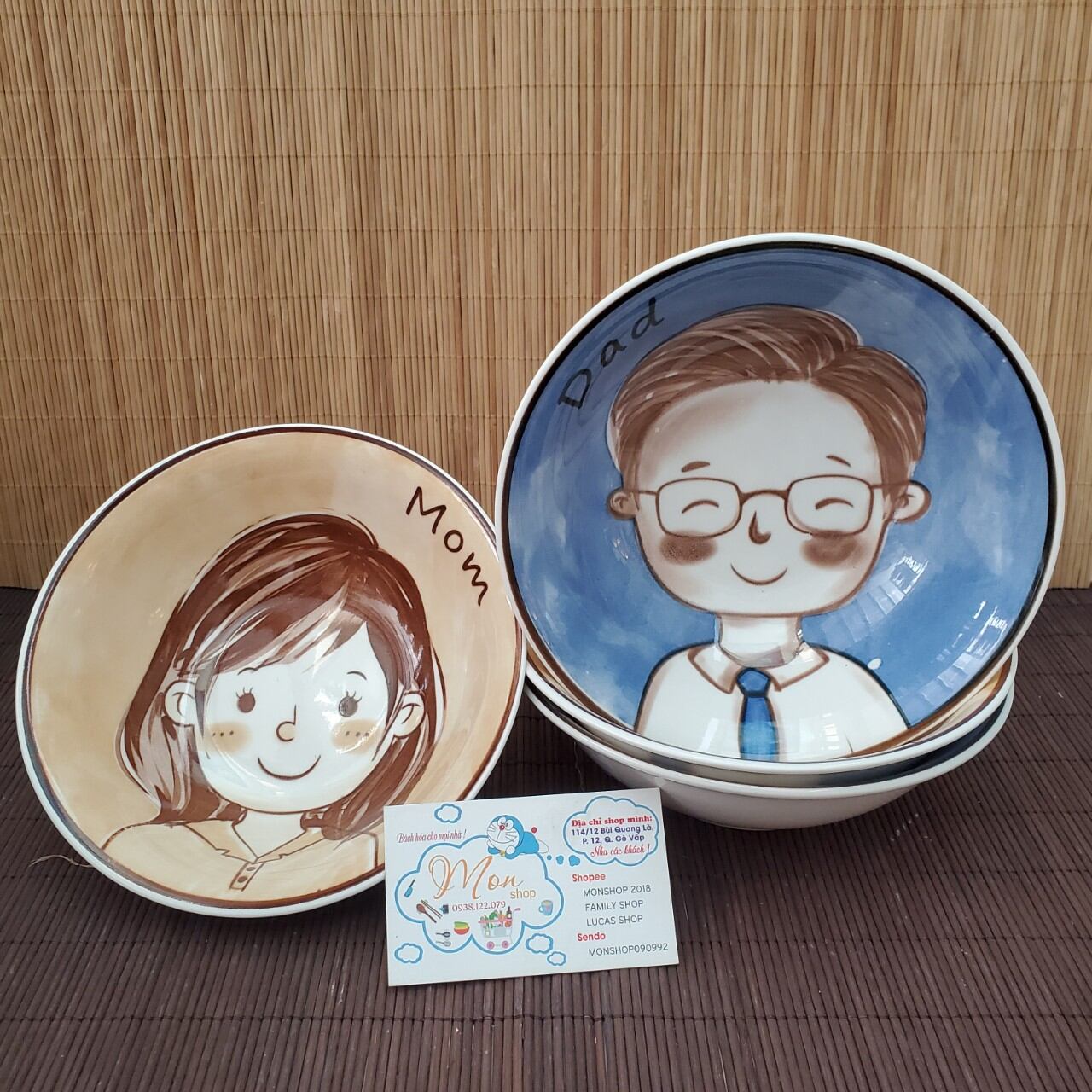 Combo 2c tô tình yêu 💕 dad và mom siêu cute 😍