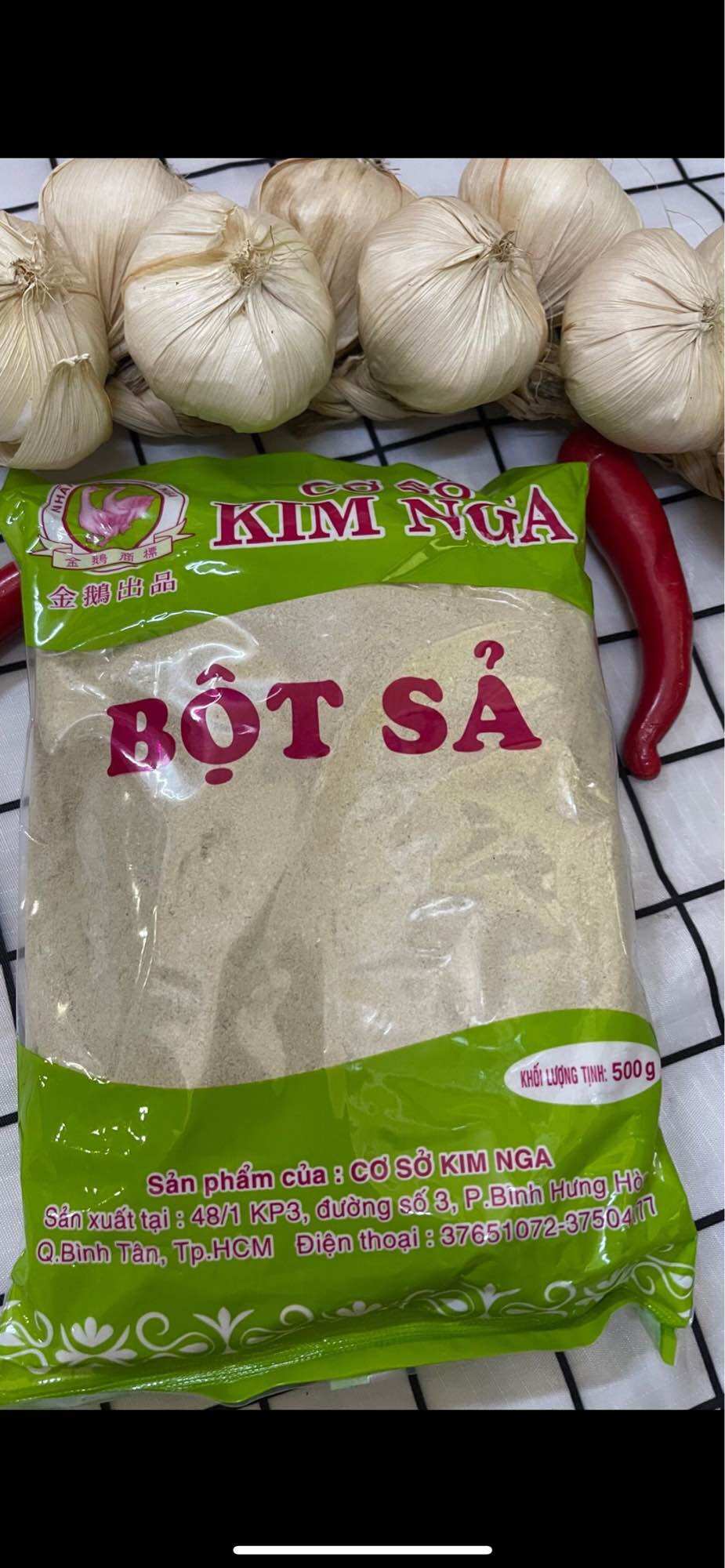 BỘT SẢ HIỆU KIM NGA 100GRAM - 500GRAM