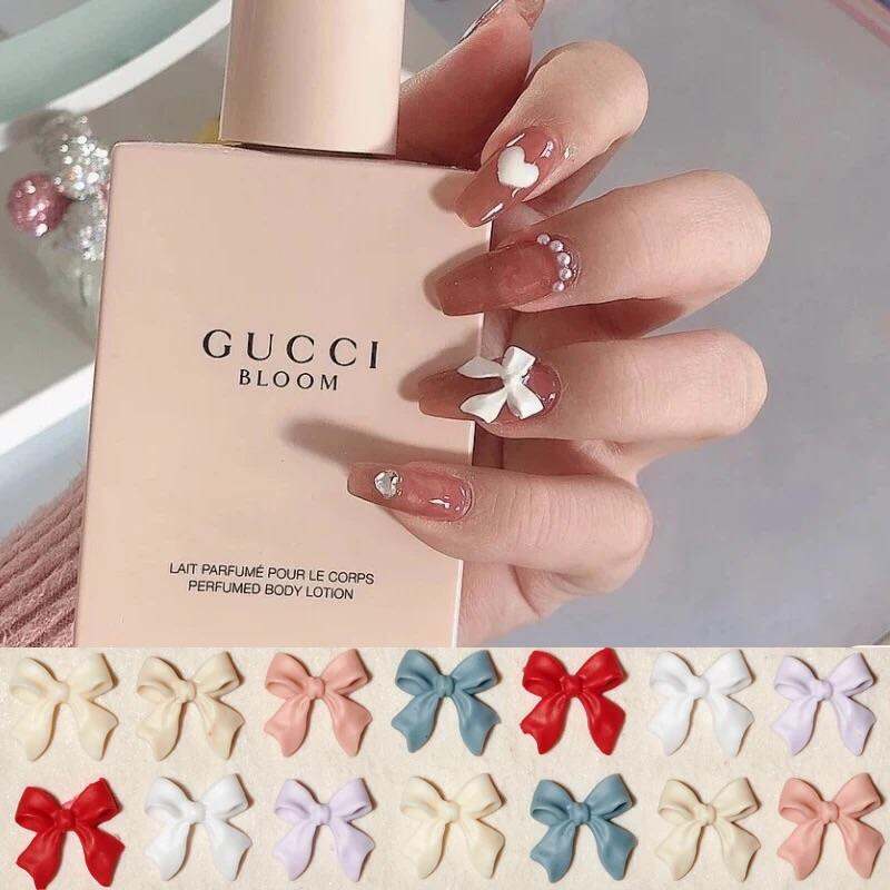 Charm Nơ gắn móng tay,Phụ kiện trang trí móng tayu