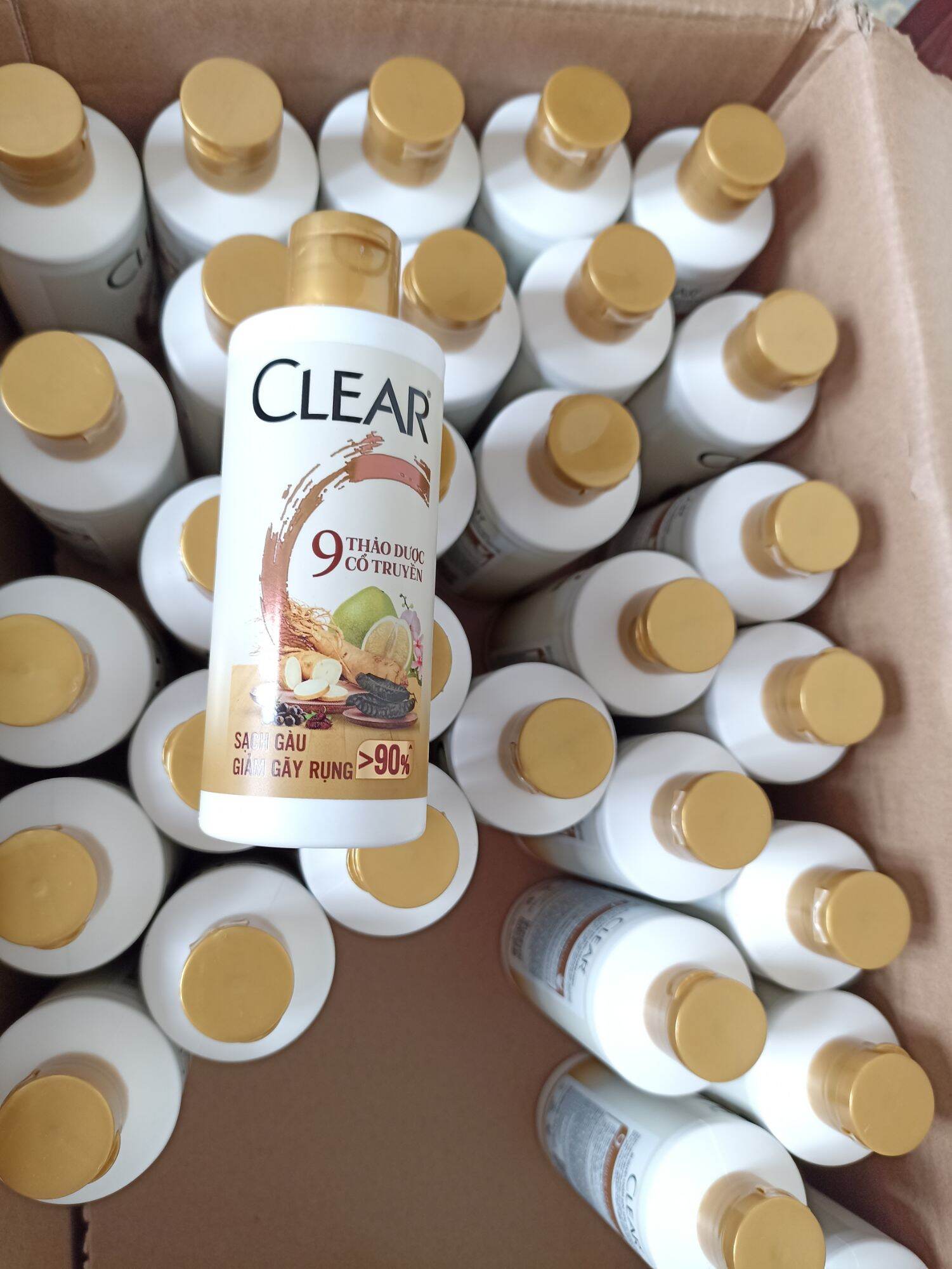 Combo 5 chai Dầu gội Clear thảo dược 100ml hàng tặng