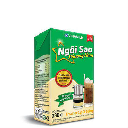 Nam Star Condensed Milk (24 Boxes, 380g) Is a Rich and Delicious Concentrate Made from 100% Pure Fresh Cow's Milk, Rich in Essential Nutrients.