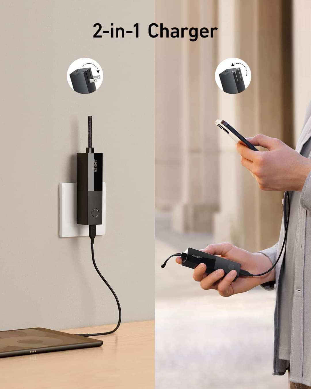 Pin Dự phòng Anker PowerCore Fusion Prism 5K 
