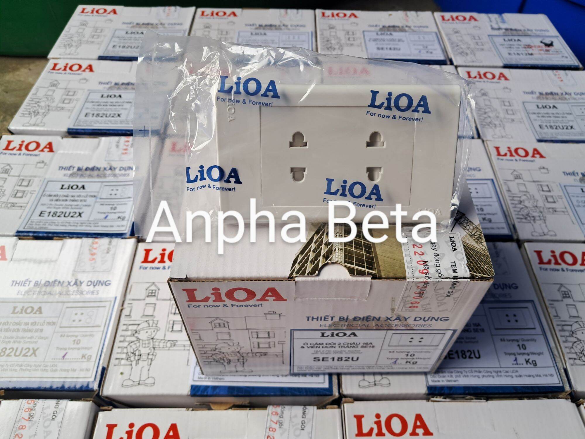 Công tắc, Ổ cắm điện LiOA(âm tường + lắp nổi)