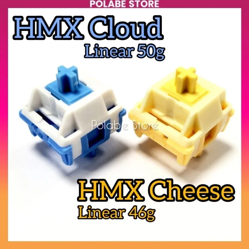 HMX Cloud HMX Cheese Linear switch Polabe Store bàn phím cơ prelube mượt