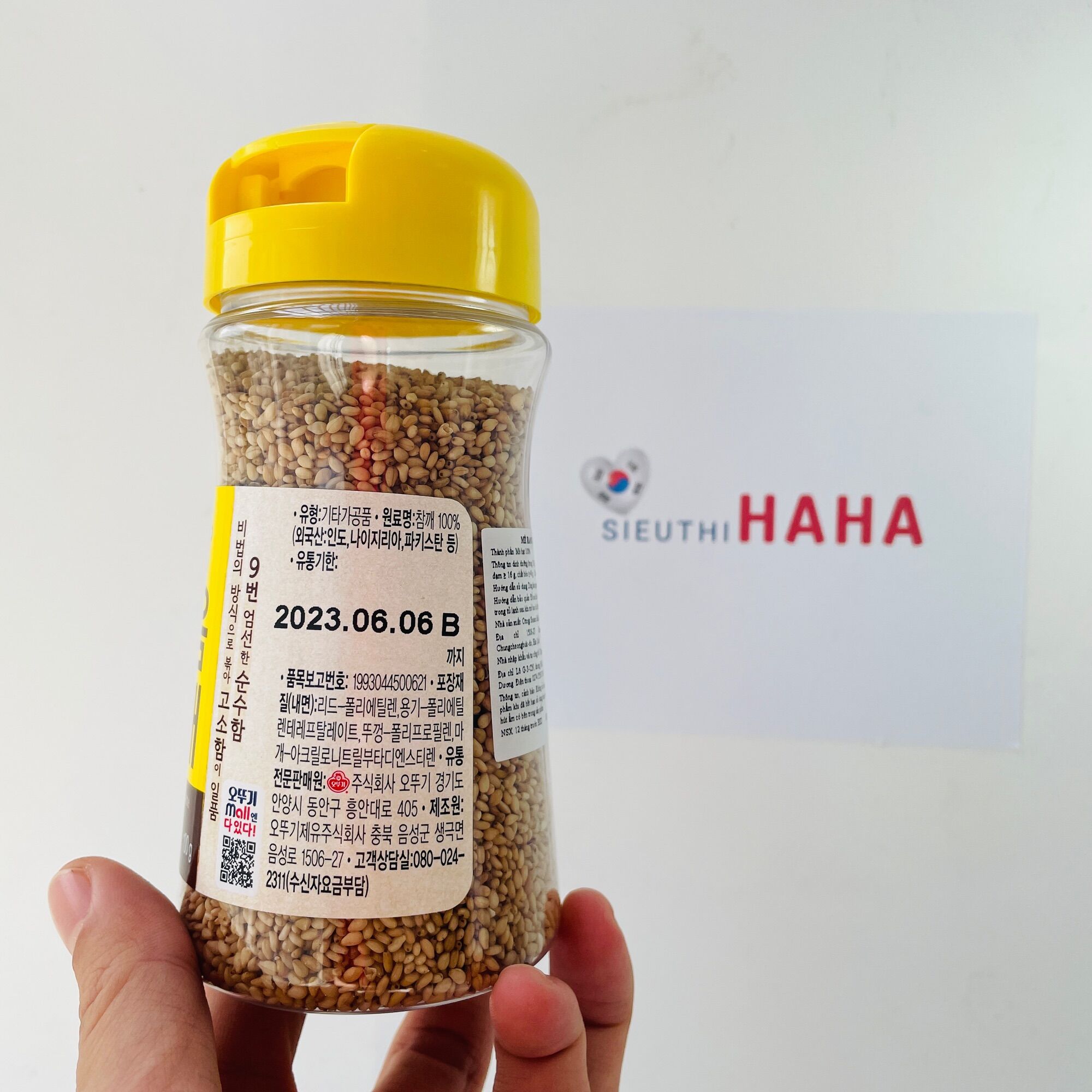 Mè rang hàn quốc OTTOGI ROASTED SESAME 100g