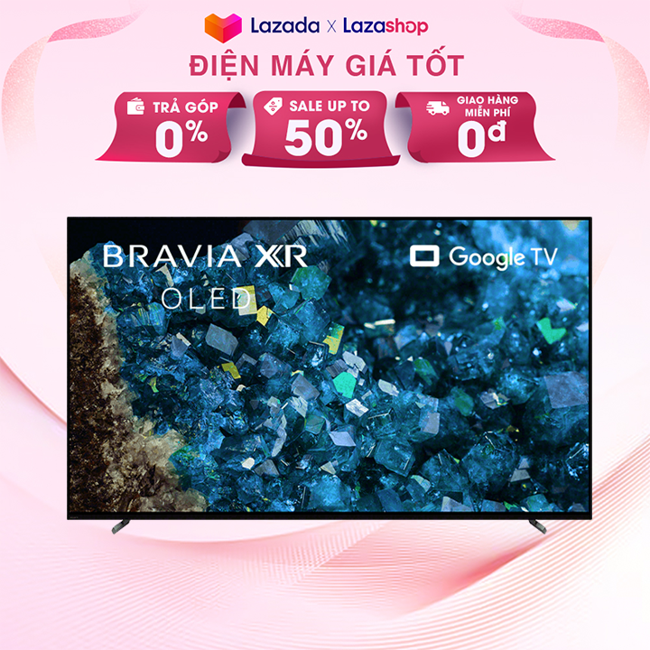 Google tivi oled sony 4k 55 inch xr-55a80l - điều khiển bằng giọng nói - âm thanh vòm dolby atmos - chiếu hình từ điện thoại lên tv
