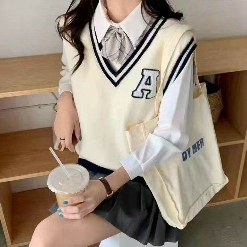 Áo len gile nữ thời trang