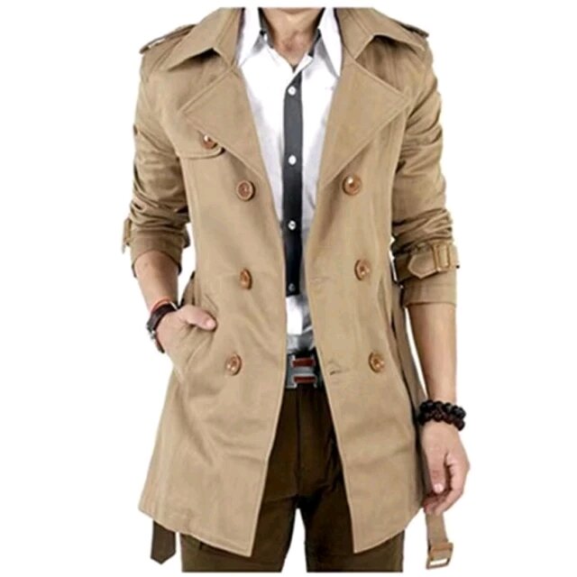 Áo măng tô nam Hàn Quốc dáng ngắn